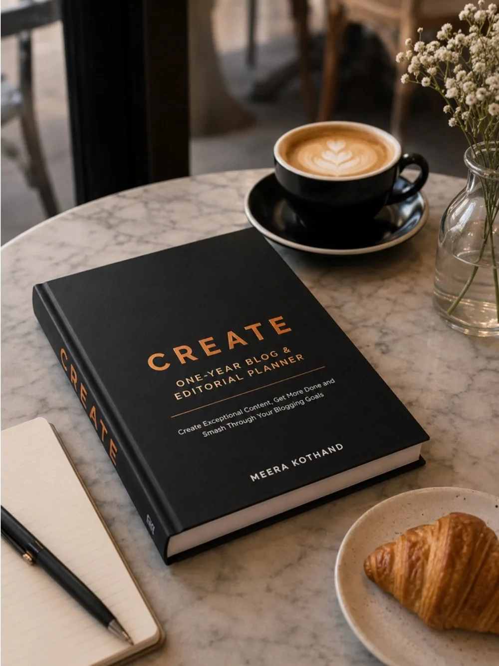 Content planner workbook editorial blogging goals create on year calendar blog